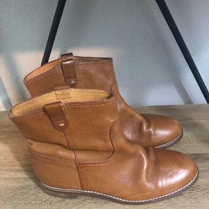 Madewell Tan Booties Size 7.5